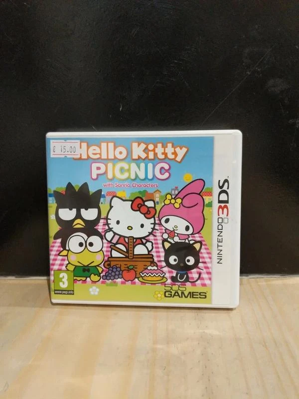 Hello Kitty: Picnic with Sanrio Characters – 3DS – Complet – Parfait état
